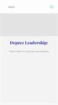 Mobile Screenshot of deprezleadership.com